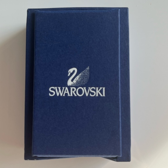 SWAROVSKI Signed Blue Rhinestone Phone Charm NWT - Picture 10 of 10